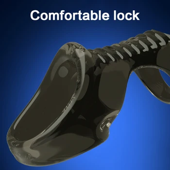 Silicone Reusable Penis Sleeve Dick Glans Penis Enlargement Extender for Men Delay Ejaculation Cock Ring Adult Sex Toys for Men 4