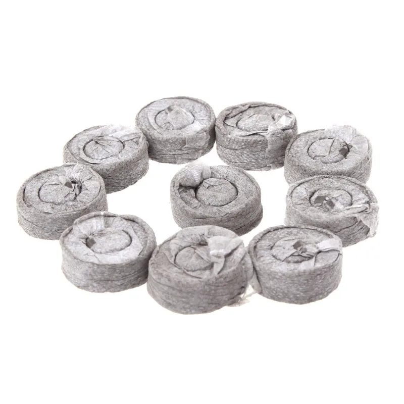 10PC 30mm 5 шт. 35 мм 10 шт. 30 мм Jiffy торф гранулы семян пусковые вилки поддон блоки грунта под рассаду ORP M4YD - Цвет: 10PC 30mm
