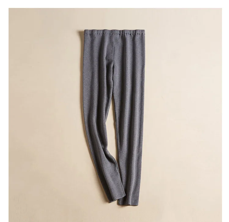 Thickened Silk Cashmere Blended Leggings Autumn Pants Women's Warm Pants Pencil Pants Boots Pants Wool Pants yoga pants