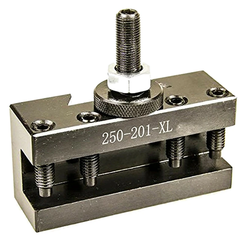 250201xl Lathe Tool Post Holder Machine Accessory For Metals Quick Change Turning Facing