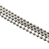 1.5 2.0 2.4 3.2 4 6 8 10mm Beaded Ball Stainless Steel Bulk Ball Bead Chains & Connector Clasp For DIY Necklace Jewelry Making ► Photo 3/3