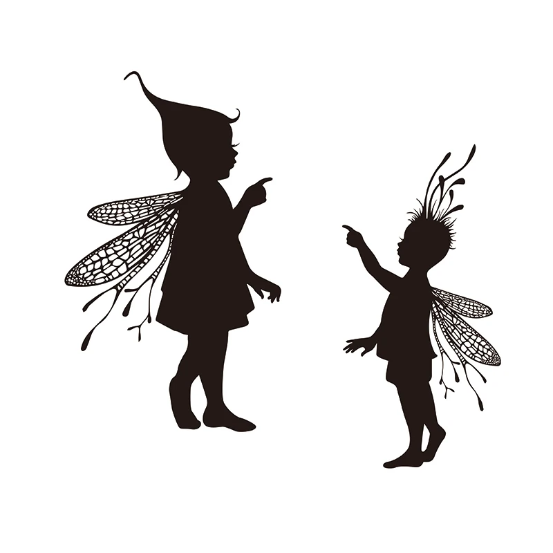 Фея прозрачные силиконовые штампы печать ангел для DIY скрапбукинга фотоальбом