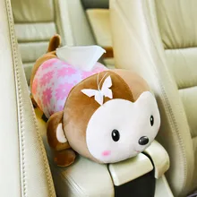 Креативная бумажная коробка для салфеток с мультяшной обезьянкой для дома и офиса, держатель для салфеток, портативная бумажная коробка для автомобиля, домашний офис# Ger