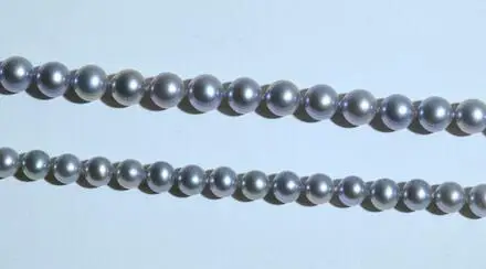 Одиночное натуральное AAA9-10mm серебряное серое жемчужное ожерелье с южным морем 2" 925s kkk