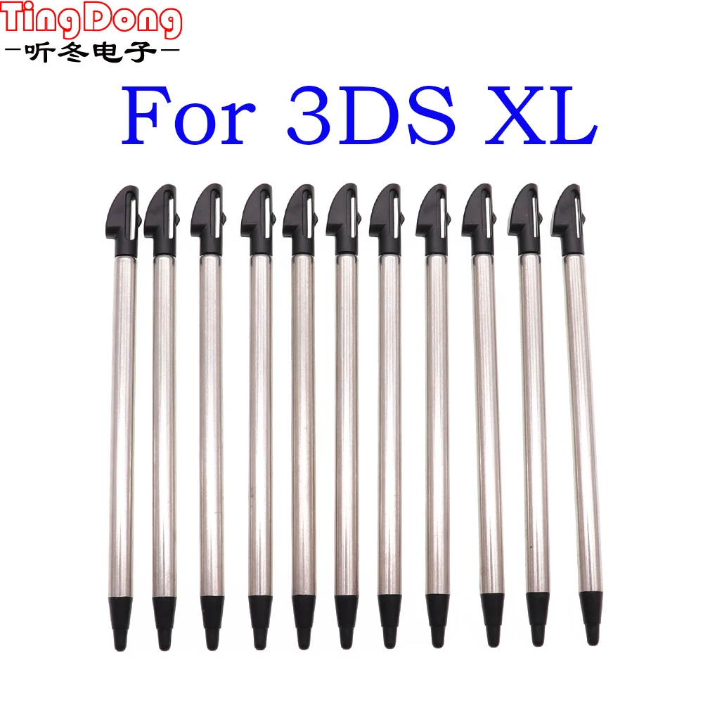 Stylus Pen 10PCS Metal Telescopic Plastic For Nintendo 2DS 3DS New 2DS LL XL New 3DS XL LL For NDSL NDSi
