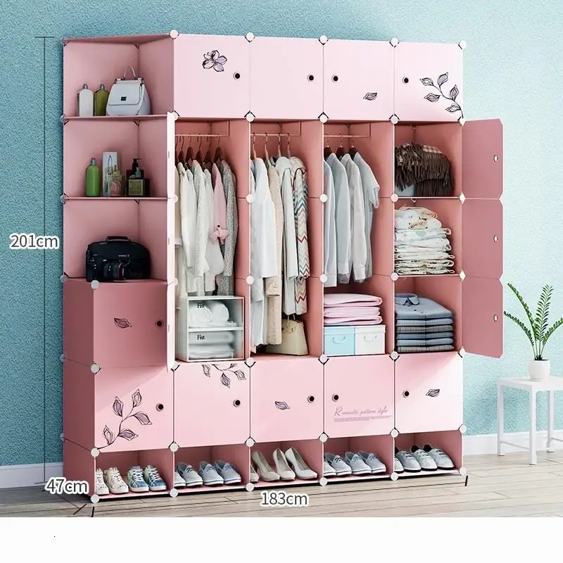 Armario Tela Kleiderschrank, комод для спальни Garderobe Moveis Mueble De Dormitorio Guarda Roupa, мебель для спальни, шкаф - Цвет: Number 16