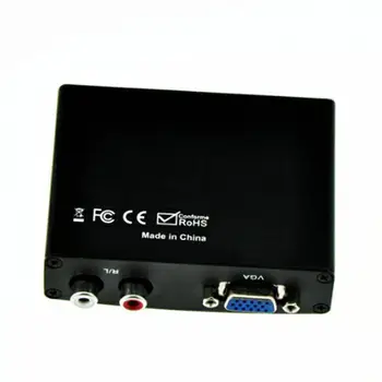

Hdmi To Vga+R/L Hdmi Converter Hd 1080P Hdmi Converter Hd 1080P Adapter Strong Stability For Hdtv Dvd Tv Box T-601