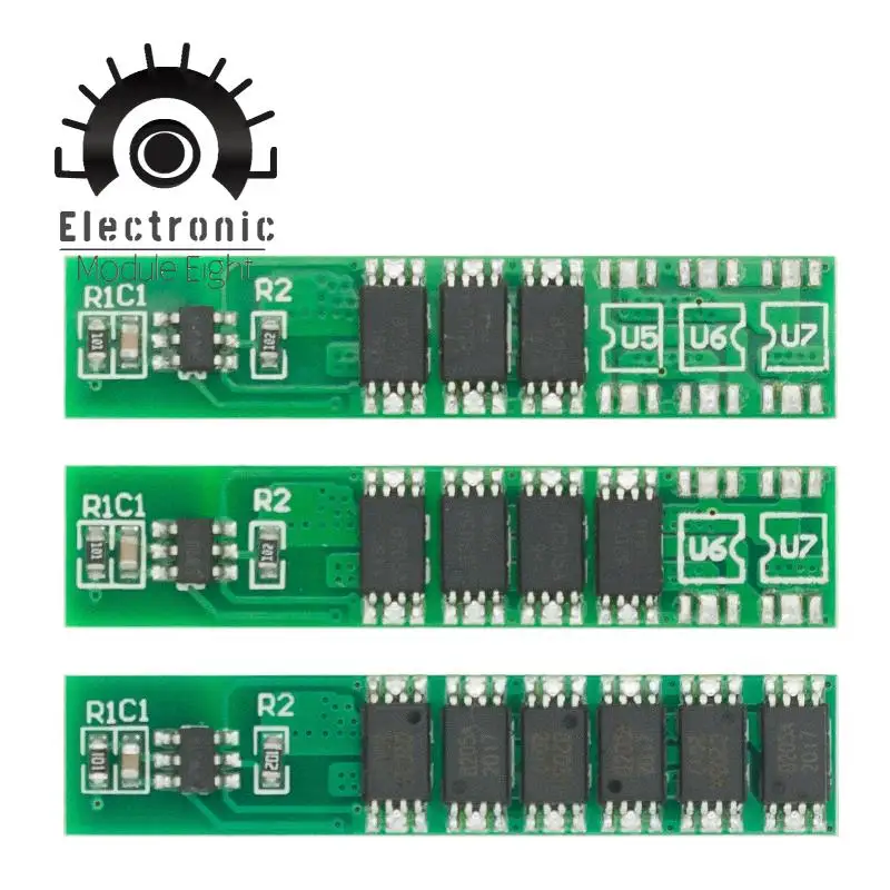 10 шт. защитная плата 1S 7.5A 10A 15A 3 7 V Li-Ion 3MOS 4MOS 6MOS BMS PCM для литиевой батареи 18650 |