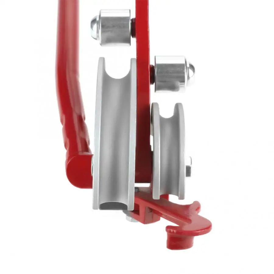 Станок с ЧПУ 2 в 1 180 градусов ручной красный трубогиб сверхмощный инструмент для гибки труб 15 мм/22 мм пластина Бендер