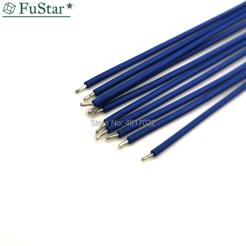 Оловянная макетная плата 100 шт./лот припой PCB кабель 24AWG 8 см соединительный провод