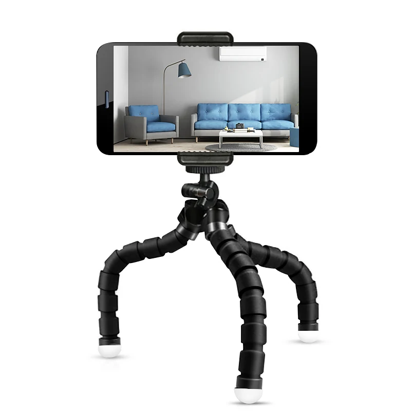 Мини штатив тренога &quotосьминог&quot телефон Смартфон монопод гибкий губчатый мини