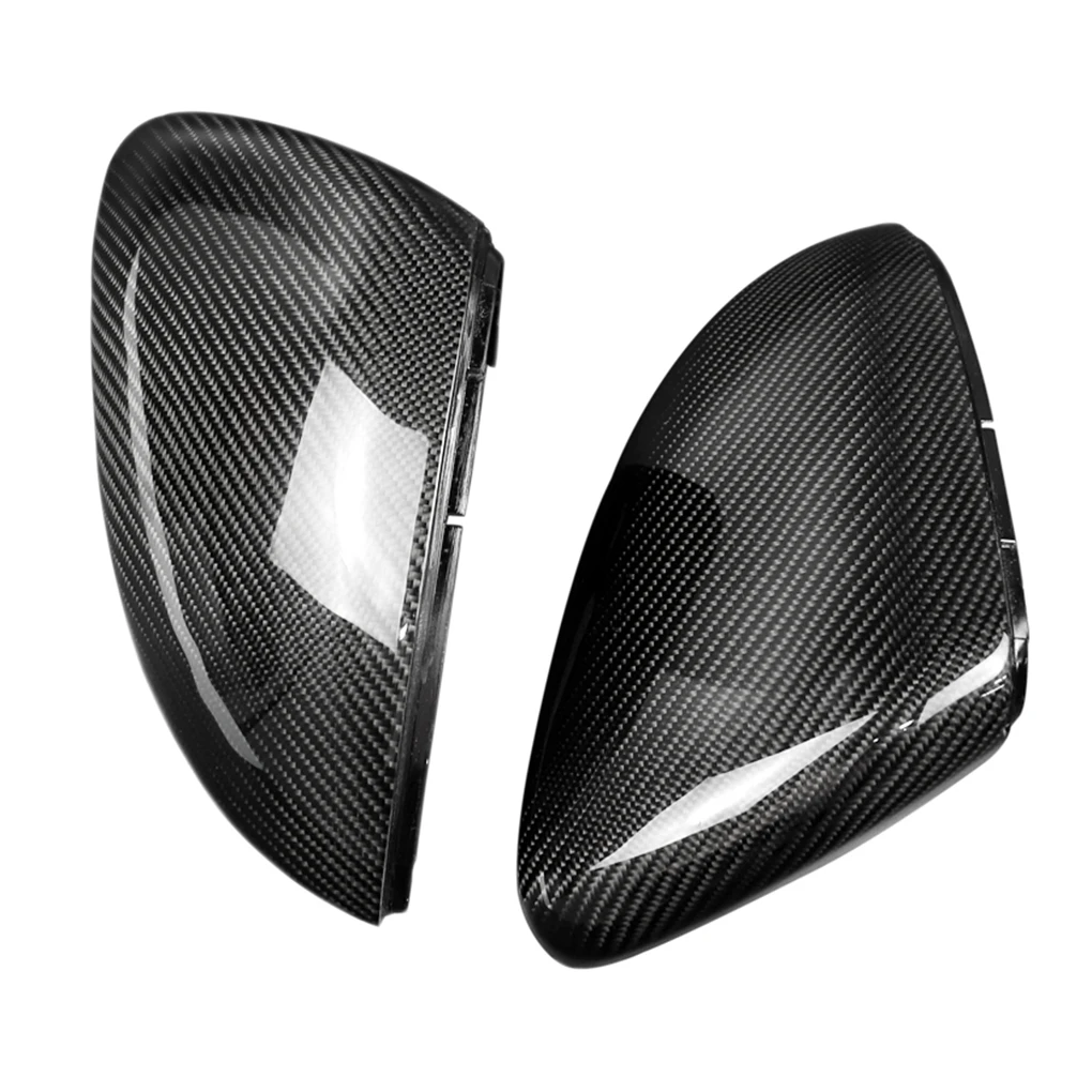 

Replacement For Golf MK7 GTI 2013-2018 1 Pair Side Wing Mirror Cover Trim Carbon Fiber Caps Auto Parts