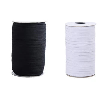 

1/4 Inch Elastic Cord Heavy Stretch String Braided Elastic Band/Elastic Rope 200 Yard Sewing Elastic Spool for Jewellery Making,