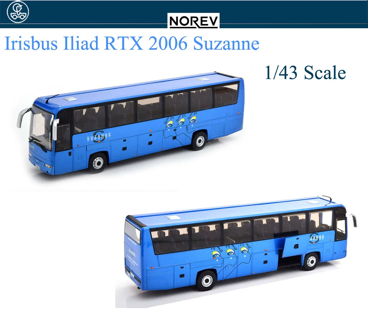 

Новый NoOREV 1/43 весы Irissbus Iliad RTX 2006 Suzanne автобус для коллекции подарок #530208