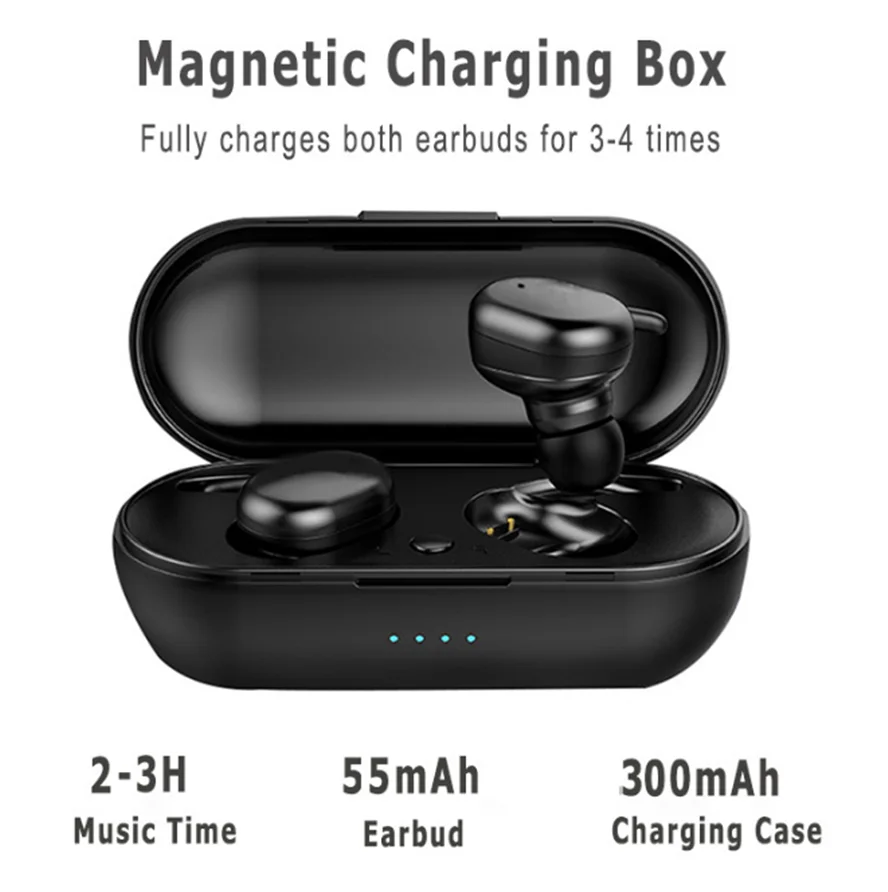 Original Y30 TWS Wireless headset Bluetooth Headphones Smart touch Sport Gaming Headset Stereo earphoens with charging case