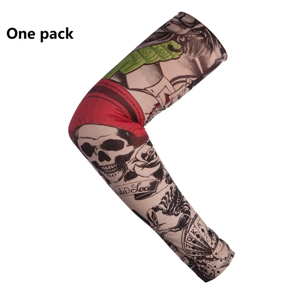 Arm Warmer Unisex Quick Dry UV Protection Outdoor Running Arm Sleeve Skin Protective Nylon Tattoo Sleeves Stockings