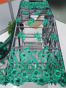 

High Quality Latest African tulle lace french lace with stones and beads lace fabric for wedding Dresses Wine