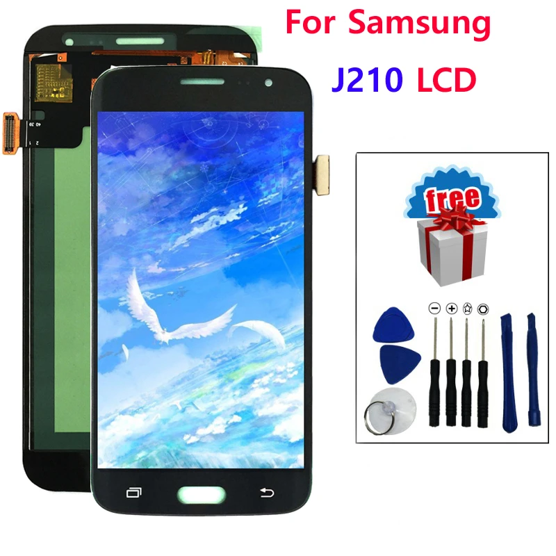 Testing Well Working Amoled Lcd For Samsung Galaxy J2 16 J210 J210f Lcd Display Touch Screen Digitizer Assembly Tools Mobile Phone Lcd Screens Aliexpress