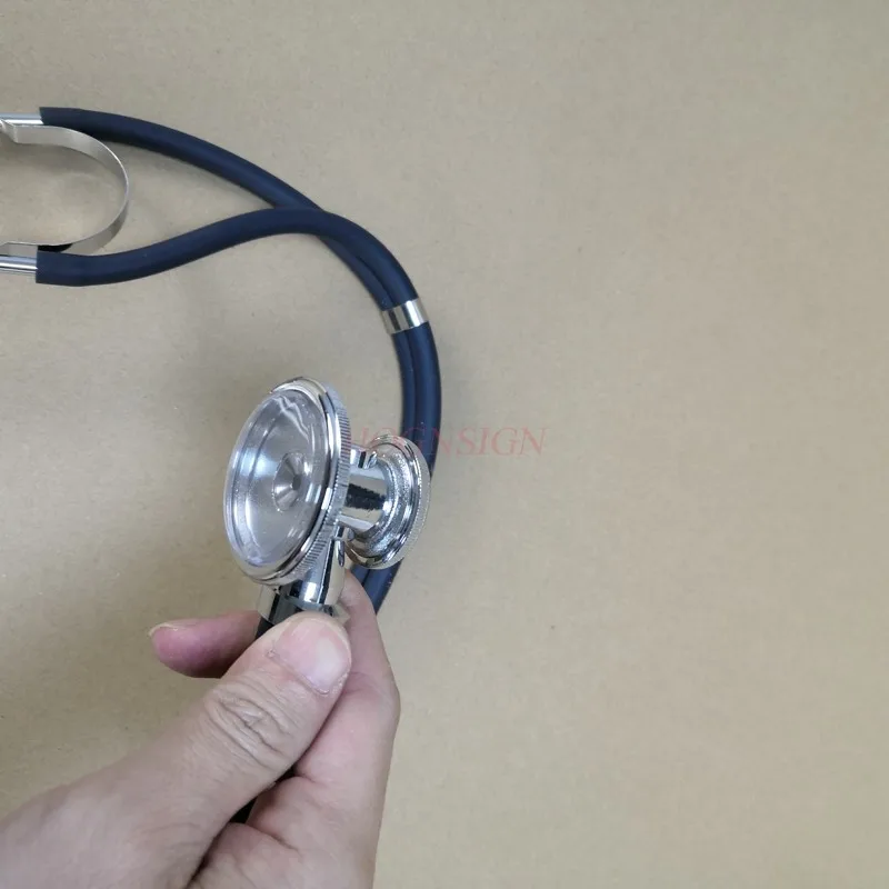 stethoscope cardiology box and black Stethoscope stainless steel double-sided stethoscope pediatric double-sided