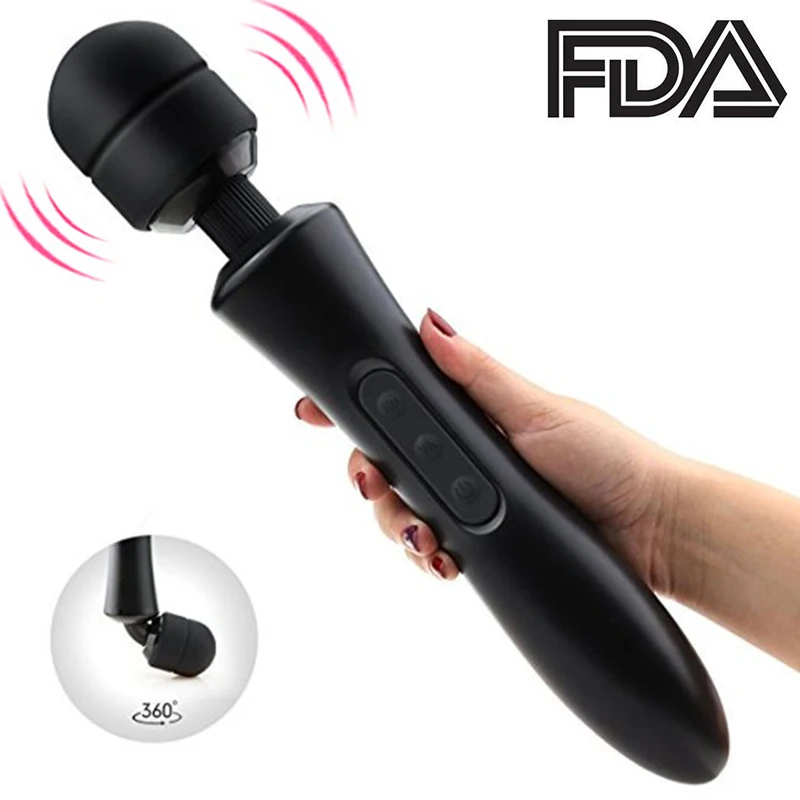 Мощный AV палка большая волшебная палочка массажный Вибратор Интимные Игрушки
