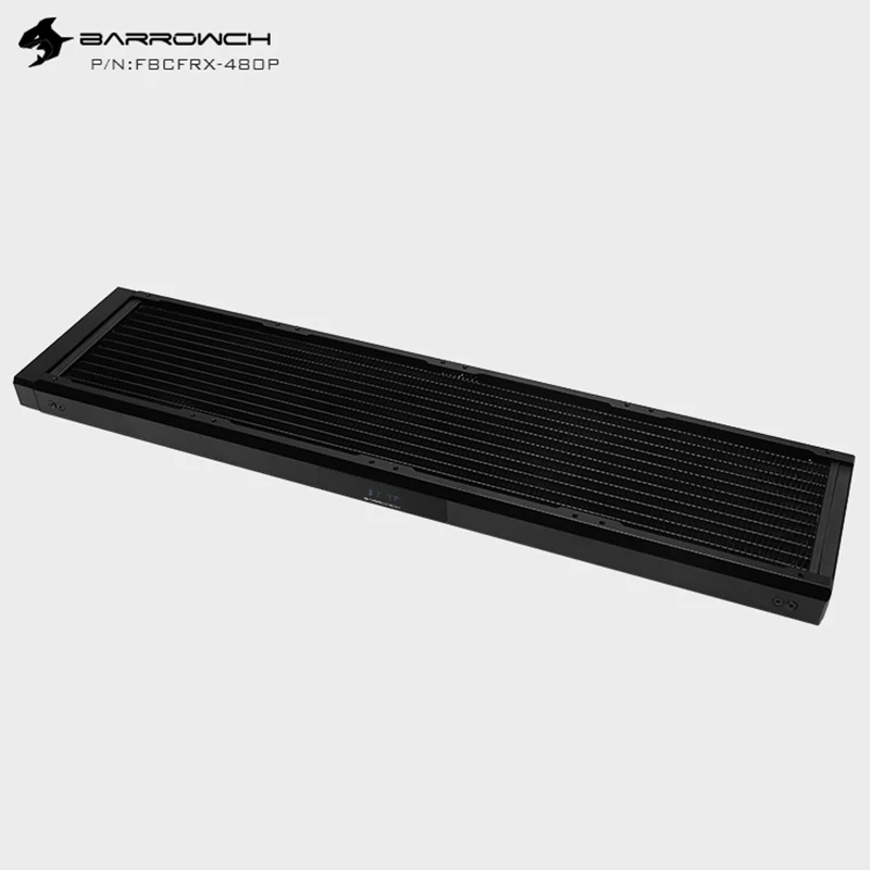 Barrowch FBCFRX-480 Хамелеон рыбы модульный 480 мм радиатор с OLED дисплей акрил/POM Впускной модуль подходит для 120 мм вентилятора
