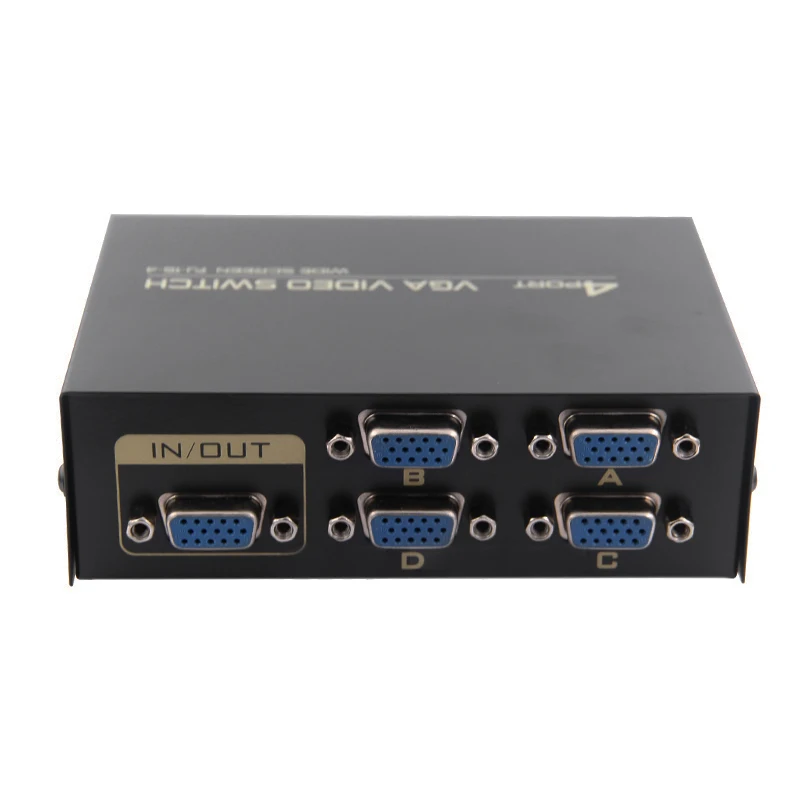 Vga коммутатор четыре в и один из 4 вырезанный 1 из компьютера Vga видео коммутатор видео конвертер