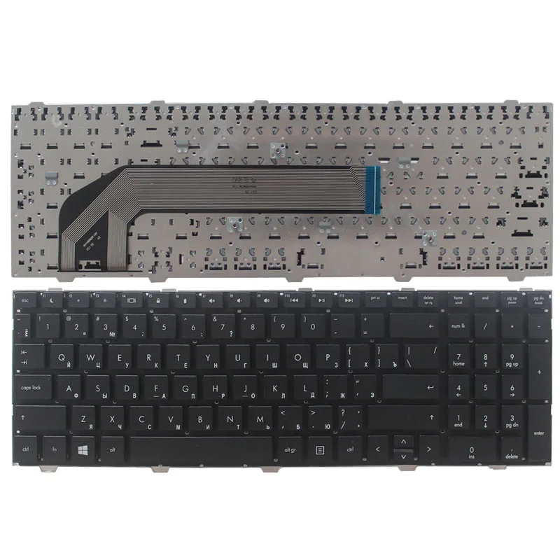 Новый русский клавиатура для ноутбука hp probook 4540 4540 s 4545 4545 s 4740 4740 S noframe черный RU keyboard