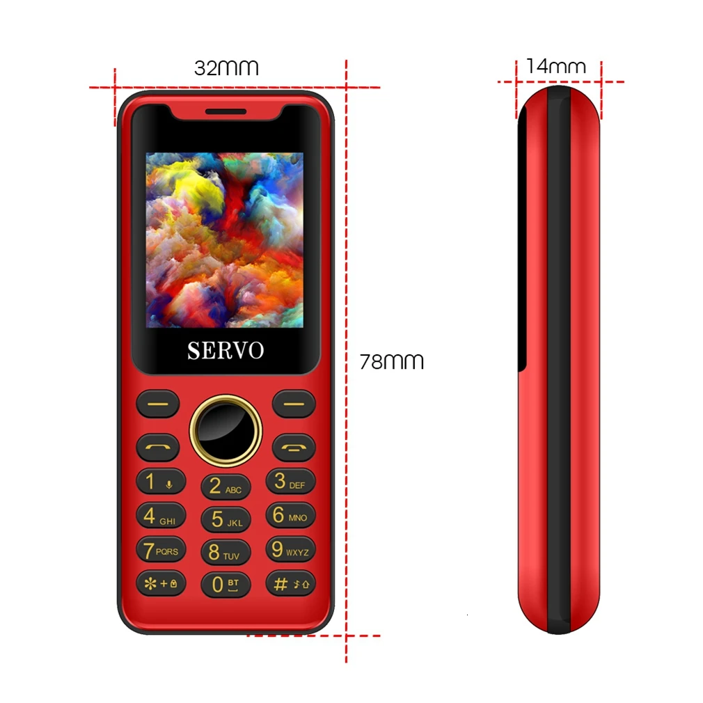 SERVO M6 мини сотовый телефон 1 3 дюймов двойной Sim Bluetooth дозвон один ключ рекордер
