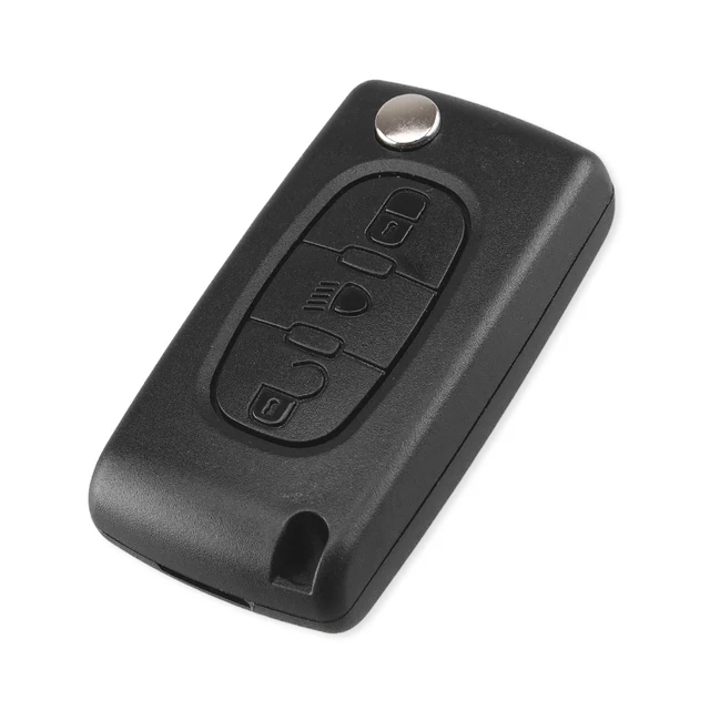 KEYYOU HU83 CE0536/0523 สําหรับPeugeot 107 207 307 308 407 408 PartnerสําหรับCitroen C3 C4 C5 C6 Berlingo Picasso XsaraรถKey Shell 5
