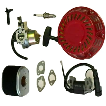 

Service Kit Carburetor Kit Recoil Coil Gaskets Fits For Honda Generator Gx160 GX200 5.5HP