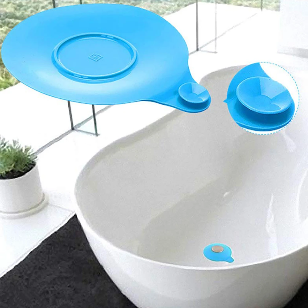 Silicone Bathroom Drainer Hair Stopper Floor Bathtub Drain Stopper Sink Cover Filter Bathroom Tool