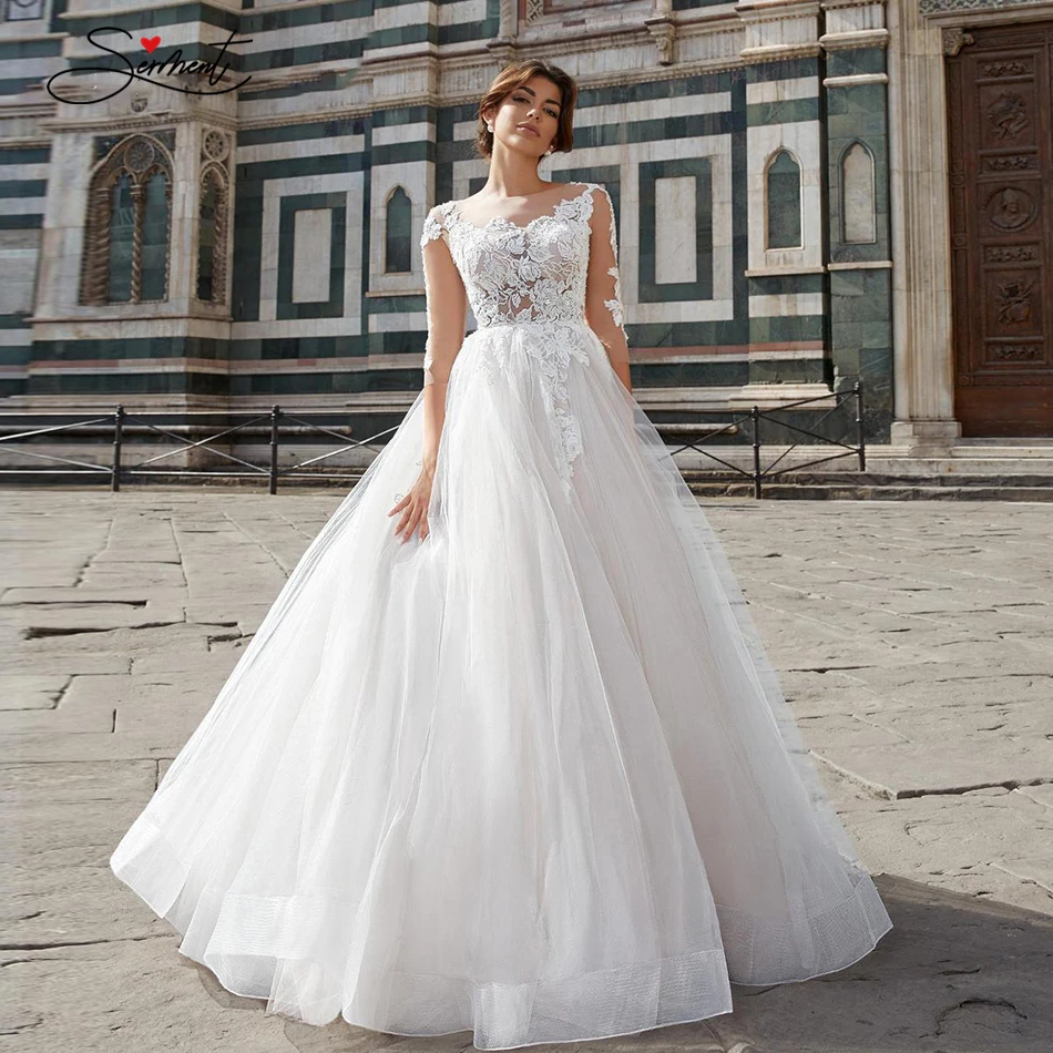 

BAZIIINGAAA Luxury Wedding Dress Lace Hollow Sleeveless V-neck Bridal Wedding Dress Support Tailor-made