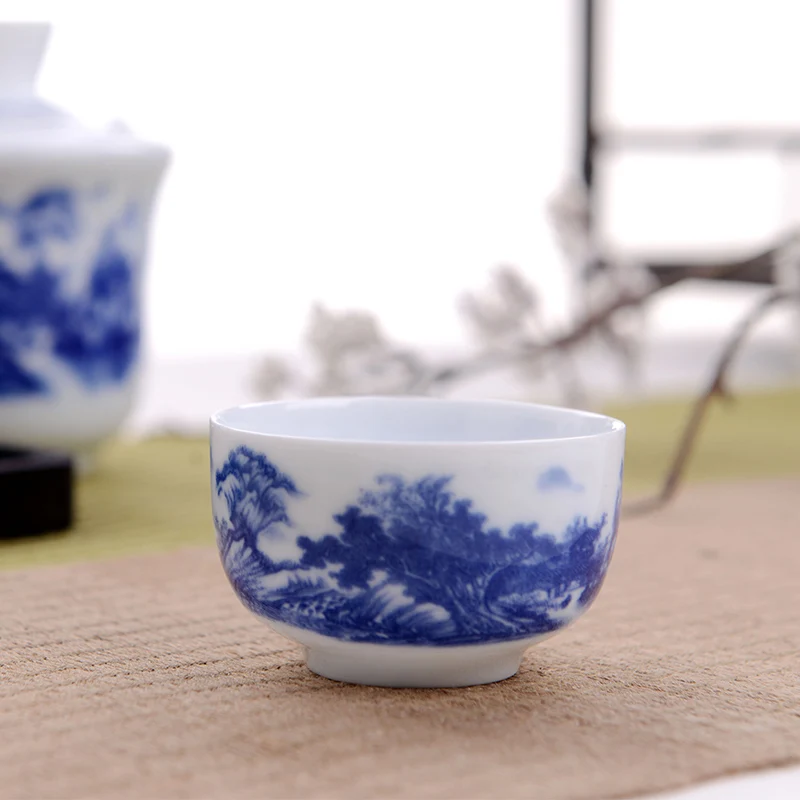 Цзиндэчжэнь керамический кунг-фу чашка ручная роспись персональная креативная чайная чашка, кофейная кружки винного цвета посуда для напитков