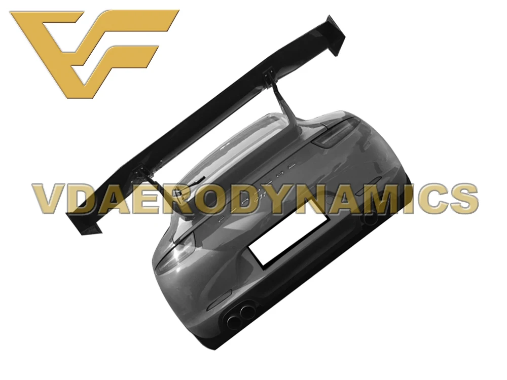 Подходит для 11-14 991 991,1 Porsche 911 Carrera S 4 4S VAD-APR пластик, армированный волокном, углеродное волокно спойлер на задний багажник, крыло с GT3 база