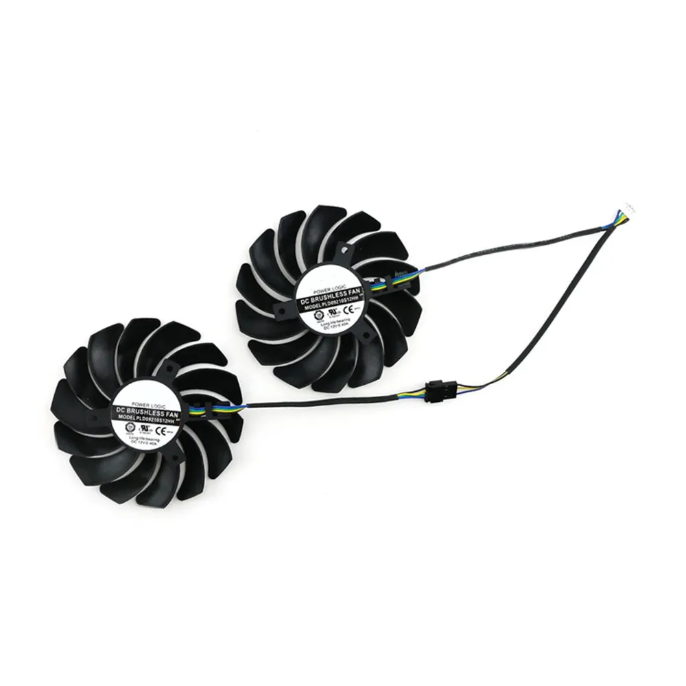 Вентилятор Охлаждения видеокарты PLD09210S12HH для MSI Radeon RX 5700XT/5700 2 шт. | Электроника
