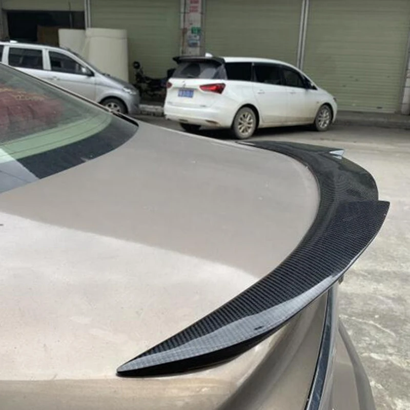 CEYUSOT для настоящего углеродного 3D спойлер Buick Regal Opel Insignia 2009-2013 Regal Автомобильный багажник задний спойлер крыло хвост аксессуары - Цвет: Real carbon fiber
