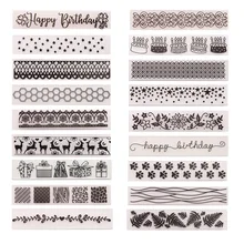 

26 Styles 15x3cm Embossing folder Plastic Template for DIY Scrapbooking Craft Photo Album Card Holiday Handmade Decoration