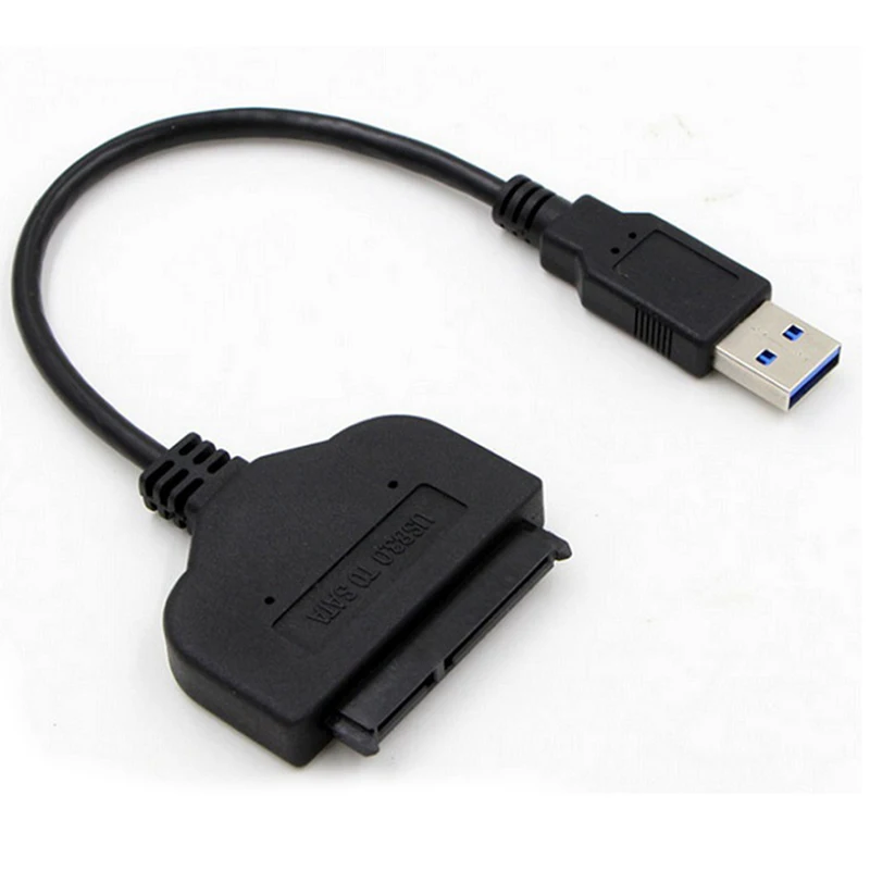 22 Pin SATA3 To USB 3.0 2.5 Inch Hard Drive SSD Adapter SATA Converter Cable Plug And Play No Driver Installation Required