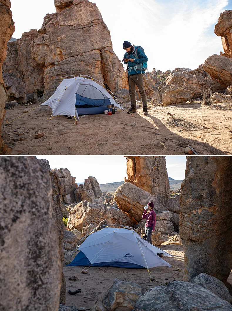 NatureHike новейший кемпинговый тент для 2 человек легкий открытый альпинистский тент водонепроницаемый походный альпинистский туристический тент