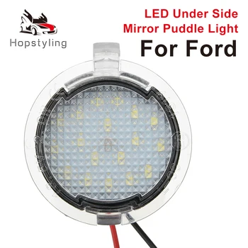

2x LED Under Side Mirror Puddle Light for Ford F-150 Mondeo Fusion Explorer Taurus E X Edge Flex Expedition Range Raptor Mustang
