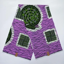 Miss. L Новое поступление Анкара восковая ткань хлопок ткань высокого качества 6 ярдов/шт для праздничного платья HL19S11277