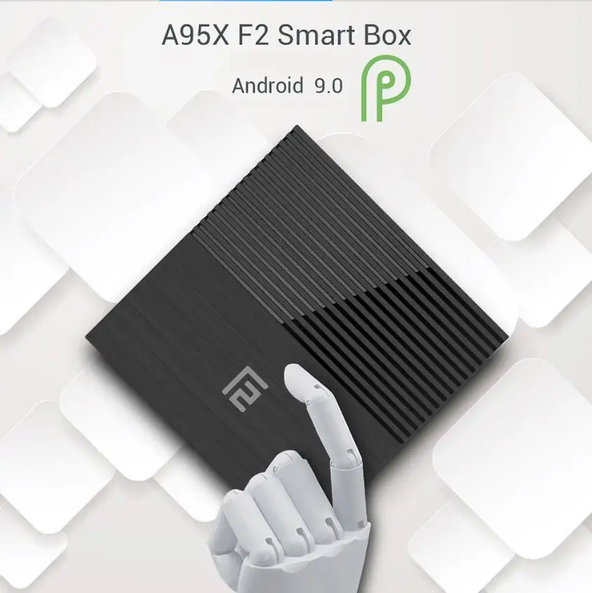 10 шт./лот A95x F2 Android tv Box Smart Box Android 9,0 tv BOX 4 ГБ/32 ГБ 4 ГБ/64 Гб Amlogic S905X2 телеприставка медиаплеер
