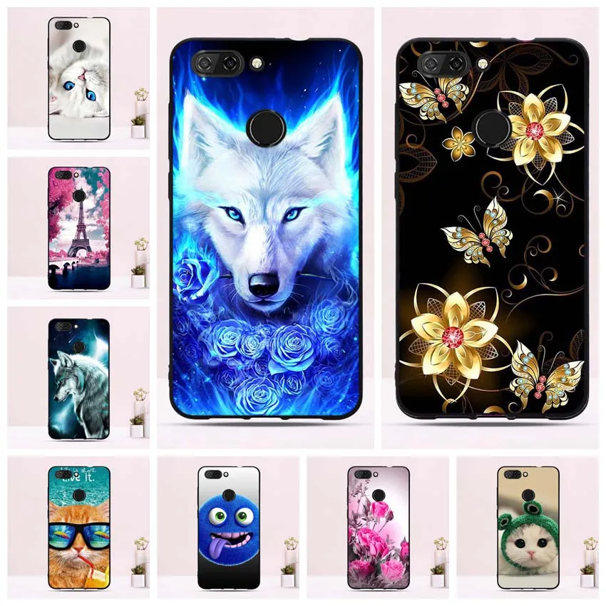 

Phone Case for ZTE Blade V9 Case Soft Silicone Fundas Back Cover for ZTE Blade V 9 5.7" Cover TPU Shells Print for ZTE V9 Coque