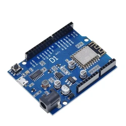 Carte de développement WiFi CH340G basée sur ESP8266, circuit imprimé électronique intelligent pour Arduino Compatible IDE ESP 12E WeMos D1 UNO R3 CH340 