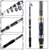 Sougayilang 1.8M-3.3M Portable Telescopic Carp Fishing Rod Hard FRP Carbon Fiber Fishing Rod Pesca ► Photo 2/6