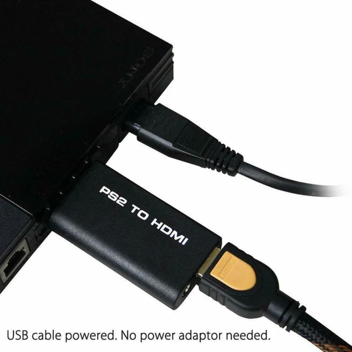 Для PS2 к HDMI аудио видео конвертер адаптер портативный AV HDMI кабель USB 5 В вход GY88