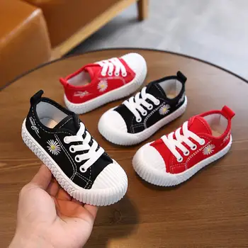 

Autumn New Solid Color Children's Casual Shoes Canvas Shoes Boys and Girls Sports Shoes Kid Shoes Children Girls