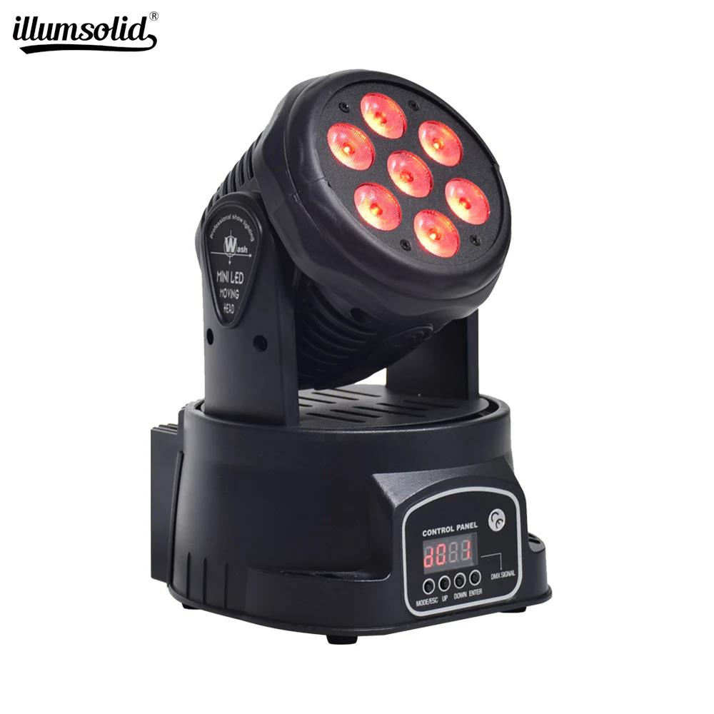 

Moving Head LED Wash Stage Lighting 7x12W RGBW 4in1 DMX512 DJ lighting