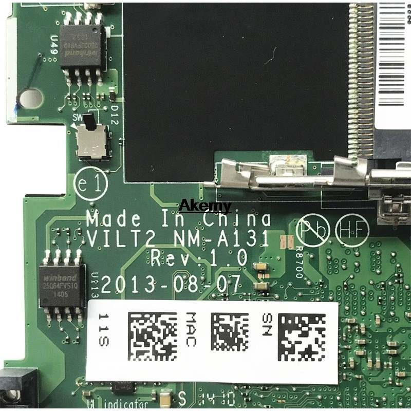 00HM971 VILT2 NM-A131 для lenovo ThinkPad T440p Материнская плата ноутбука
