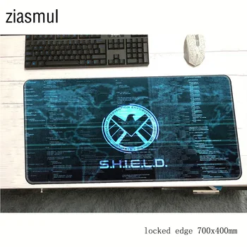 

S.H.I.E.L.D padmouse 700x400x3mm gaming mousepad game Popular mouse pad gamer computer desk locrkand mat notbook mousemat pc